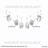 ELECTRICITE, SWITCH CONTROLS, LH/RH