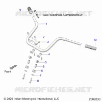 STEERING, FIXATION GUIDON AND GRIPS
