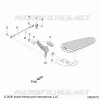 SYSTÃˆME DE TRANSMISSION, SHIFT PEDAL AND SHIFT LINKAGE
