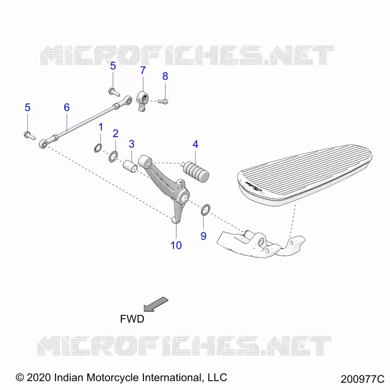 SYSTÃˆME DE TRANSMISSION, SHIFT PEDAL AND SHIFT LINKAGE
