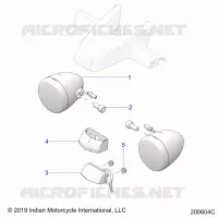 ELECTRICITE, TURN SIGNALS, REAR/REAR LIGHTING