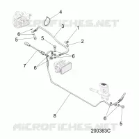 FREINS, FREIN LINE, REAR, ABS