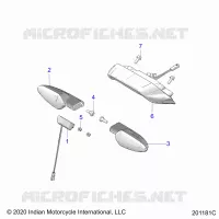 ELECTRICITE, REAR LIGHTING