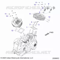 ENGINE, CULASSE ASM.