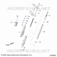 SUSPENSION AVANT FORKS