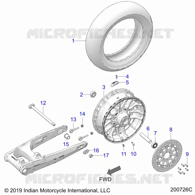ROUE ARRIERE