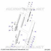 SUSPENSION AVANT FORKS
