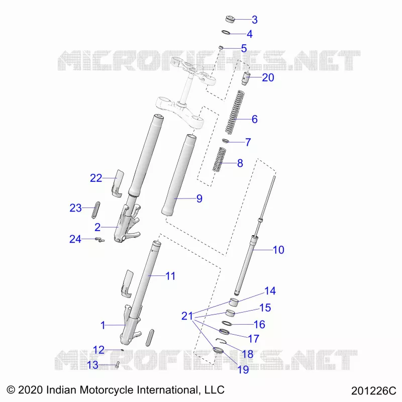 SUSPENSION AVANT FORKS
