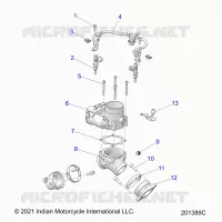 ENGINE, CORPS DE PAPILON/FUEL RAIL