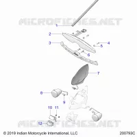 ELECTRICITE, REAR TURN SIGNAL, AND TAILLIGHTS