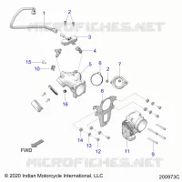 SYSTÃˆME D'ALIMENTATION, FUEL CLAM SHELL/THROTTLE BODY