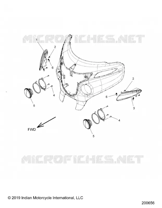 ELECTRICITE, DRIVING LIGHTS AND FRONT TURN SIGNALS