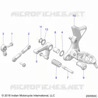 SYSTÃˆME DE TRANSMISSION, SHIFT PEDAL AND LINKAGE
