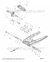 SUSPENSION ARRIERE ASM., SWING ARM AND SHOCK
