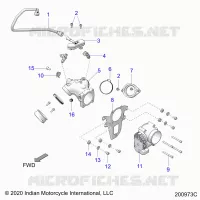 SYSTÃˆME D'ALIMENTATION, FUEL CLAM SHELL/THROTTLE BODY