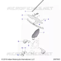 ELECTRICITE, REAR TURN SIGNAL, AND TAILLIGHTS
