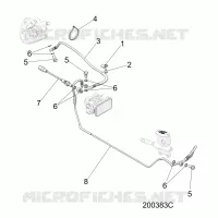 FREINS, FREIN LINE, REAR, ABS