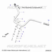 STEERING, FIXATION GUIDON AND GRIPS