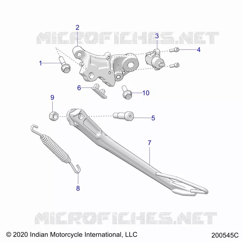 CHASSIS, SIDE STAND