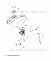 FUEL SYSTEM, FUEL TANK ASM. - N15MSA00AA/AB/AC/AE (49INDIANFUEL15SCOUT)