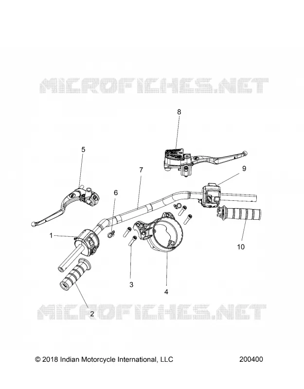 STEERING, GUIDON ASSEMBLY