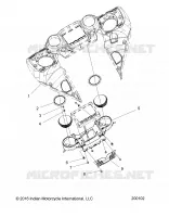 CARENAGES ASM, INSTRUMENT PANEL MNTG.