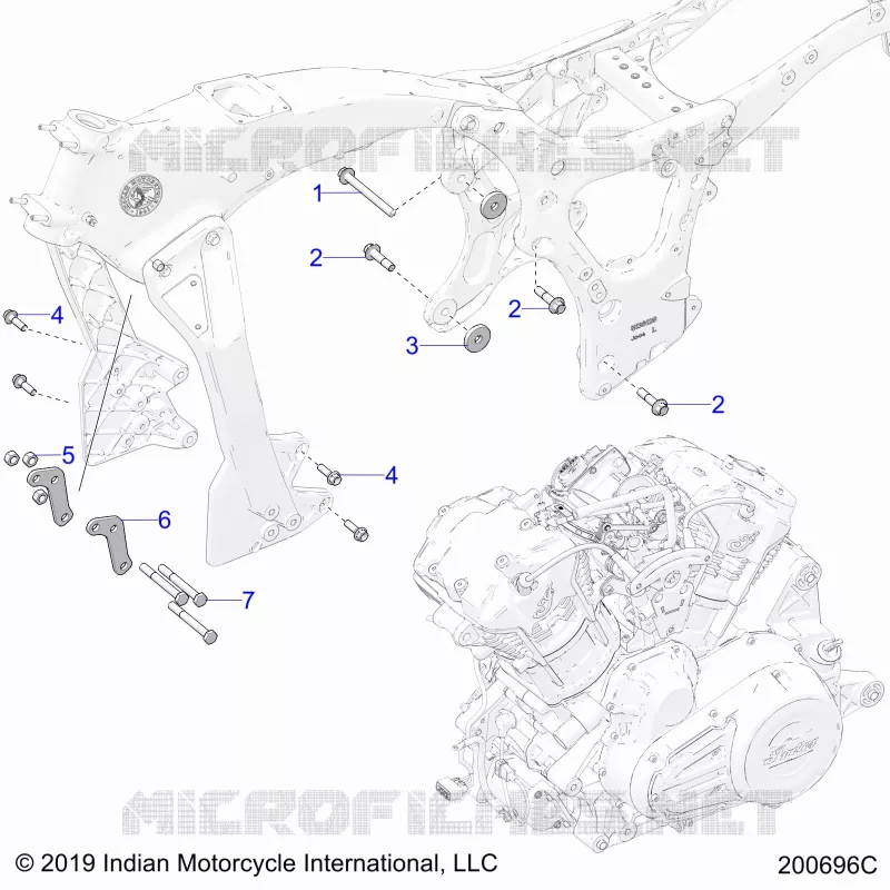 ENGINE, SUPPORT MOTEUR