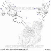 ENGINE, COUVERCLE SOUPAPES