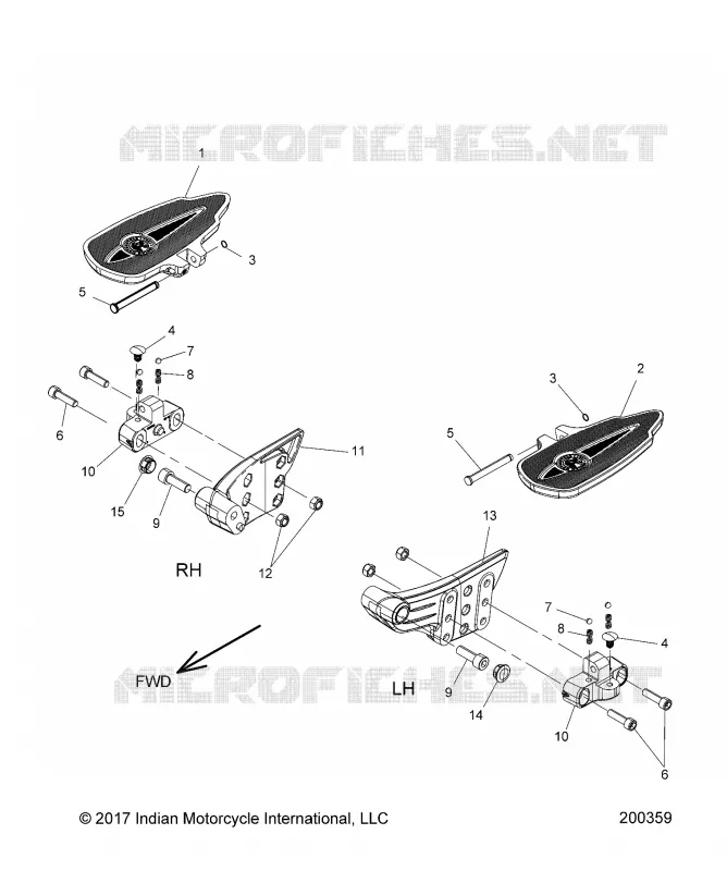 CHASSIS, FLOORBOARD, PASSENGER