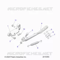 CHASSIS, SIDE STAND
