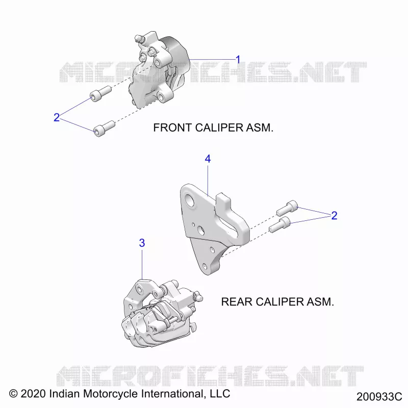 BRAKES, ETRIERS DE FREIN AVANT AND REAR