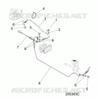 FREINS, FREIN LINE, REAR, ABS