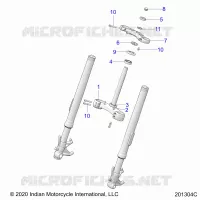 TES DE FOURCHE INFERIEUR ET SUPERIEUR