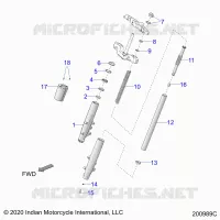 SUSPENSION AVANT FORKS