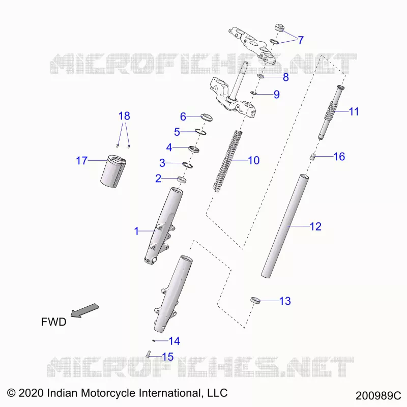 SUSPENSION AVANT FORKS