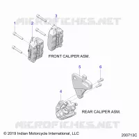 BRAKES, ETRIERS DE FREIN AVANT AND REAR