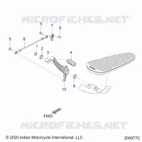 SYSTÃˆME DE TRANSMISSION, SHIFT PEDAL AND SHIFT LINKAGE