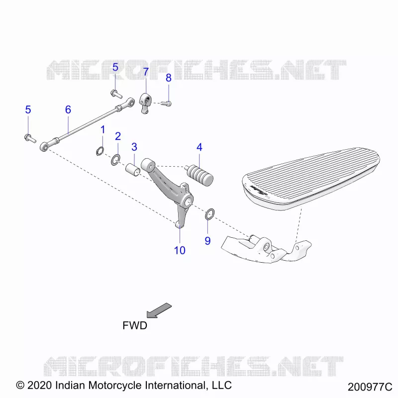 SYSTÃˆME DE TRANSMISSION, SHIFT PEDAL AND SHIFT LINKAGE