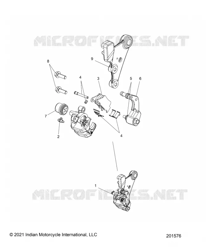 BRAKES, ETRIER DE FREIN ARRIERE ASM., W/ABS