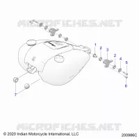 SYSTÃˆME D'ALIMENTATION, FUEL TANK MOUNTING
