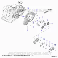 MOTEUR, CAM SHAFTS AND GEARS