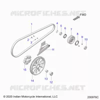 SYSTÃˆME DE TRANSMISSION, DRIVE SPROCKET, BELT AND GUARD