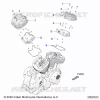 MOTEUR, ROCKER COVERS
