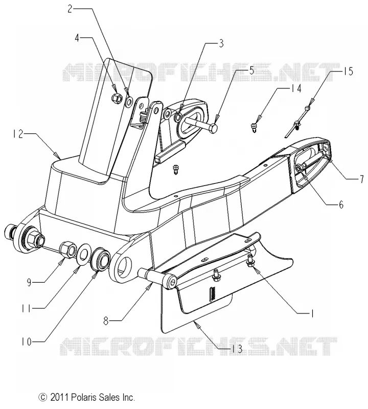 BRAS OSCILLANT ASSEMBLY