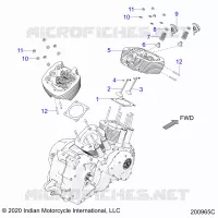 ENGINE, CULASSE ASM.