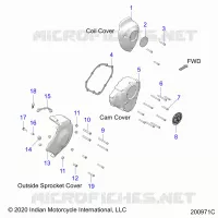 COUVERLCES MOTEUR DROITS