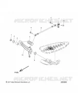SYSTÃˆME DE TRANSMISSION, SHIFT PEDAL AND SHIFT LINKAGE