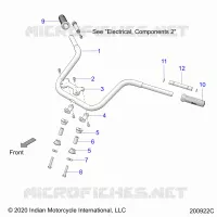 STEERING, FIXATION GUIDON AND GRIPS
