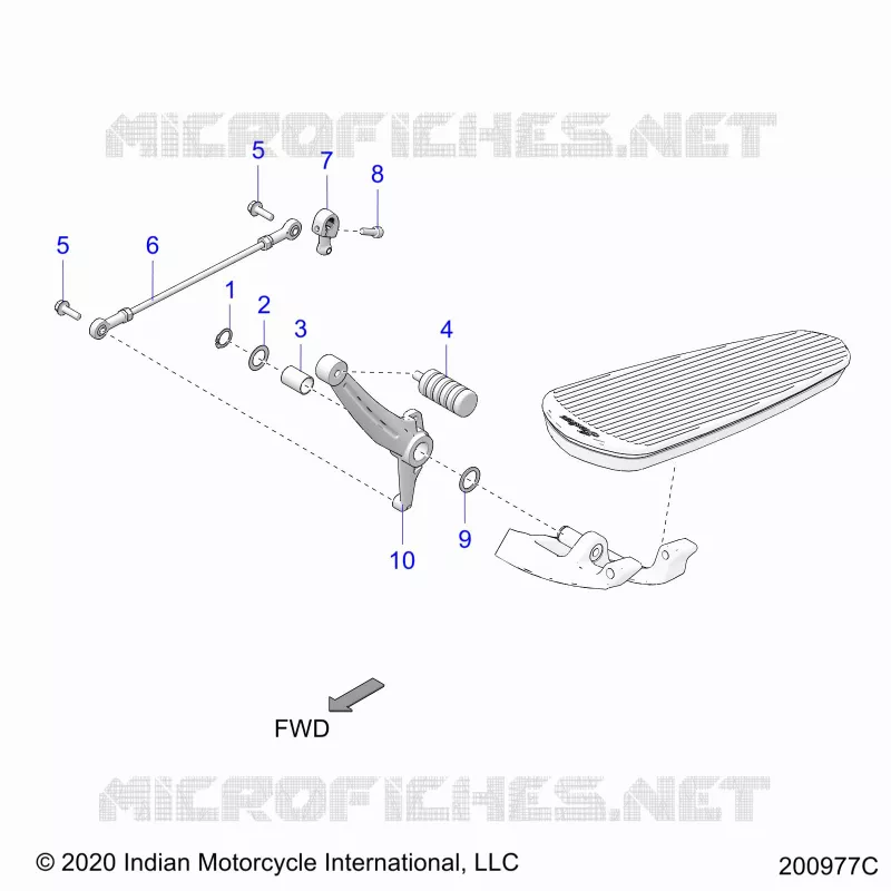 SYSTÃˆME DE TRANSMISSION, SHIFT PEDAL AND SHIFT LINKAGE