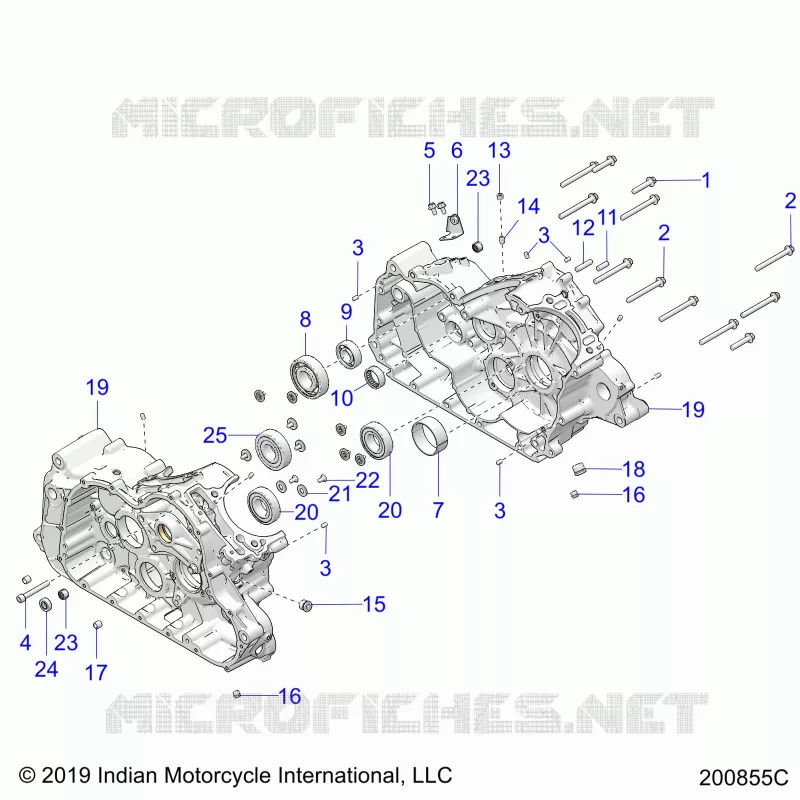 MOTEUR, CASE ASM.
